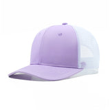 Trendy flat brimmed hat sunshade net hat