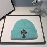 Chh Chrome Heart Beanie Vintage Cross Wool Knitted Hat