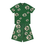 Denim Tears T shirt & Shorts 2 Piece Set