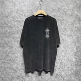 Amiri Washed Distressed T Shirt Printed Trendy Pure Cotton