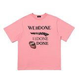 We11 Done T Shirts Classic Letter Print Casual Cotton Men and Women Same Style