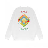 Casablanca Long sleeve T-shirt Letter Painted Print Loose