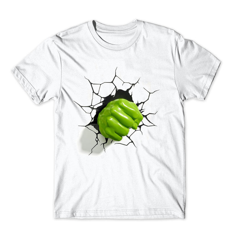 Marvel T Shirt Marvel Men's Summer Handsome Print Cotton T-shirt White