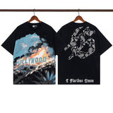 Godspeed T-Shirt Retro Fantasy Pattern