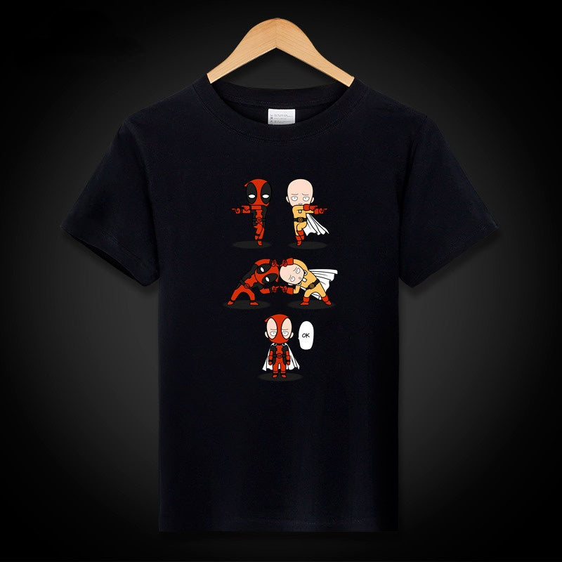 Marvel T Shirt Short-Sleeved T-shirt Cotton