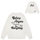 Evisu Sweatshirts Casual Loose Unisex Sweatshirts