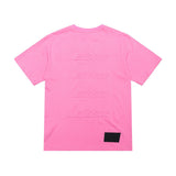 We11 Done T Shirts Letter Embossed Summer Short Sleeve Men and Women Same Style