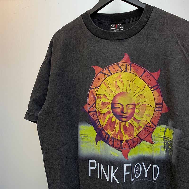 SAINT MICHAEL Vintage T Shirt Pink Floyd Band Short Sleeve