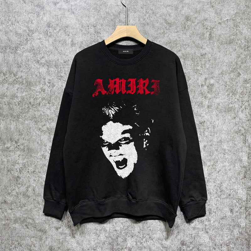 Amiri Sweatshirt Printed Trendy Pure Cotton