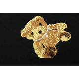 We11 Done T Shirts Pearl Necklace Bear Embroidery Three-Dimensional Men's and Women's Same Style
