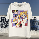 Men Vintage T-Shirts Sailor Moon 