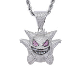 Pok¨¦mon Pendants Geng Gui Hip Hop Necklace
