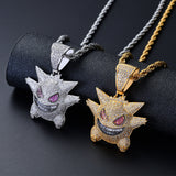 Pok¨¦mon Pendants Geng Gui Hip Hop Necklace