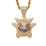 Pok¨¦mon Pendants Geng Gui Hip Hop Necklace