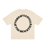 Kanye West Trust God T Shirt Spring/Summer Loose Casual Short Sleeve T-shirt