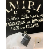 Amiri T Shirts Fashion Print Couple High Street