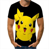 Men and Women Pokemon Pikachu T Shirt 3D Digital Printing Men's Summer T-shirt