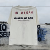Men Vintage T-Shirts Nirvana Band "CHAPEL OF GOD" Tee