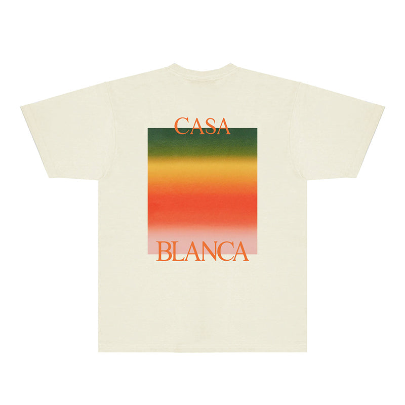 Casablanca T Shirts Fashion Print Street