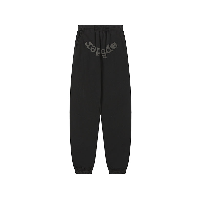 Sp5der Sweatpants Cobweb Puff Print Pure Cotton