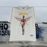 Men Vintage T-Shirts Nirvana Band "CHAPEL OF GOD" Tee