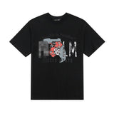 Palm Angels T Shirts Skull Letter Print Short Sleeve T-Shirt