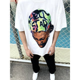 Mens Vintage T-Shirts VINTAGE Old Printed Crew Neck Short Sleeve T-Shirt