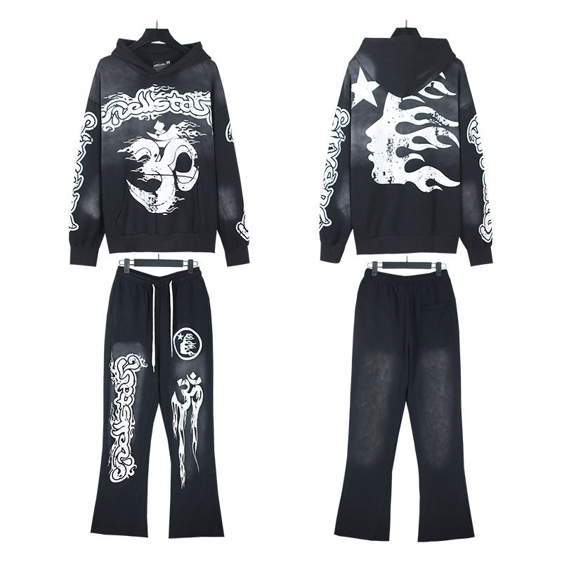 HS Hoodie And Pants Two-Piece Set