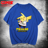 Men and Women Pokemon Pikachu T Shirt Pikachu Joint Name Short Sleeve T-shirt