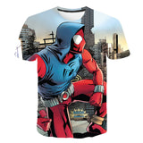 Marvel T Shirt Marvel T-shirt Men's Printed Couple Casual Short Sleeve Sports
