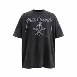 SAINT MICHAEL Vintage T Shirt Rock Band James Hetfield Punk Men