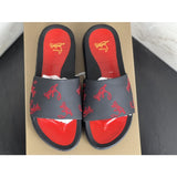 Louboutin-style red bottom shoes wind clmen's slippers red bottom non-slipabrasion resistant breathable fashiontrendy men's shoes hot style