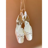 Louboutin-style red bottom shoes clretroeleganceniche stylebows ballet shoes rhinestone silk flatsflats women's hot style ribbon sandals