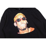 Vlone Hoodie Autumn/Winter Portrait Pattern Hooded Sweater