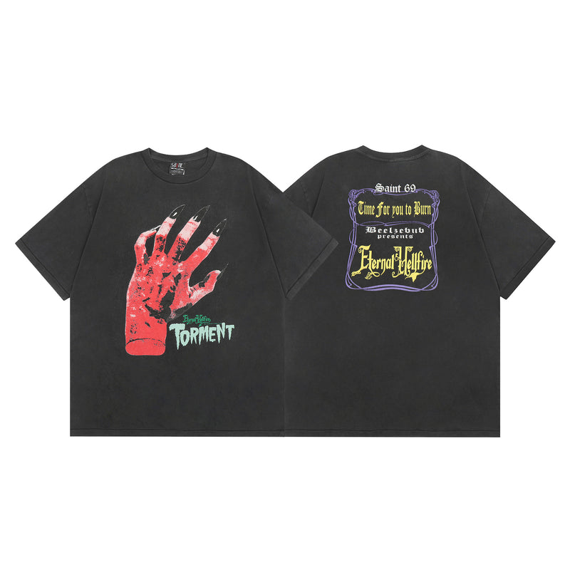 Men Vintage T-Shirts Saint Michael "Torment"