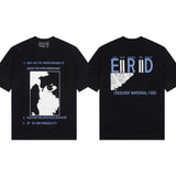 ERD T Shirts Printed Pure Cotton Loose Short Sleeve T-shirt