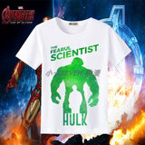 Marvel T Shirt Clothes Men's Marvel Movie Iron Man Short Sleeve T-shirt