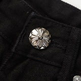 CHH Chrome Hearts Jeans Unisex Casual Loose Jeans