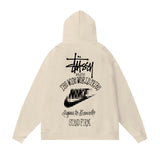 Stussy The Wide World Tribe Hoodie Fall/Winter Fleece Hooded Sweater