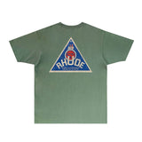 Rhude T Shirts Printed Trendy Pure Cotton