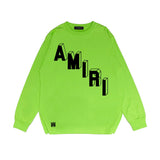 Amiri Long Sleeved Shirt Printed Trendy Pure Cotton