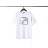 We11 Done T Shirts Well Done Printed Loose All-Match Reflective T-shirt