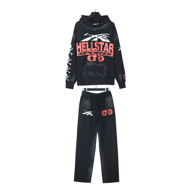 HS Hoodie And Pants Two-Piece Set