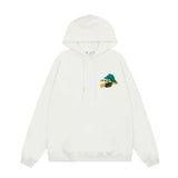 OFF WHITE Hoodie Trendy Street Style Personalized Cotton