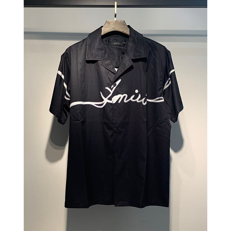 Amiri Shirt Fashion Print Couple High Street