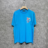 Amiri t shirts flower printing short sleeve