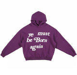 Kanye West Jesus Is King Hoodie Big Talker Rebirth Special-Interest Fashion Brand Dark High Street Couple Fog Hooded Sweater