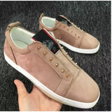 Louboutin-style red bottom shoes clthick sole european station men's shoes men's sneakers sneakers british running flats