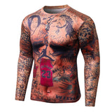 Marvel T Shirt Scale Combat Clothes Marvel T-shirt Long Sleeve