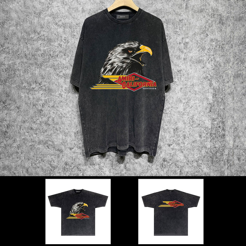 Amiri washed t-shirt eagle short sleeve